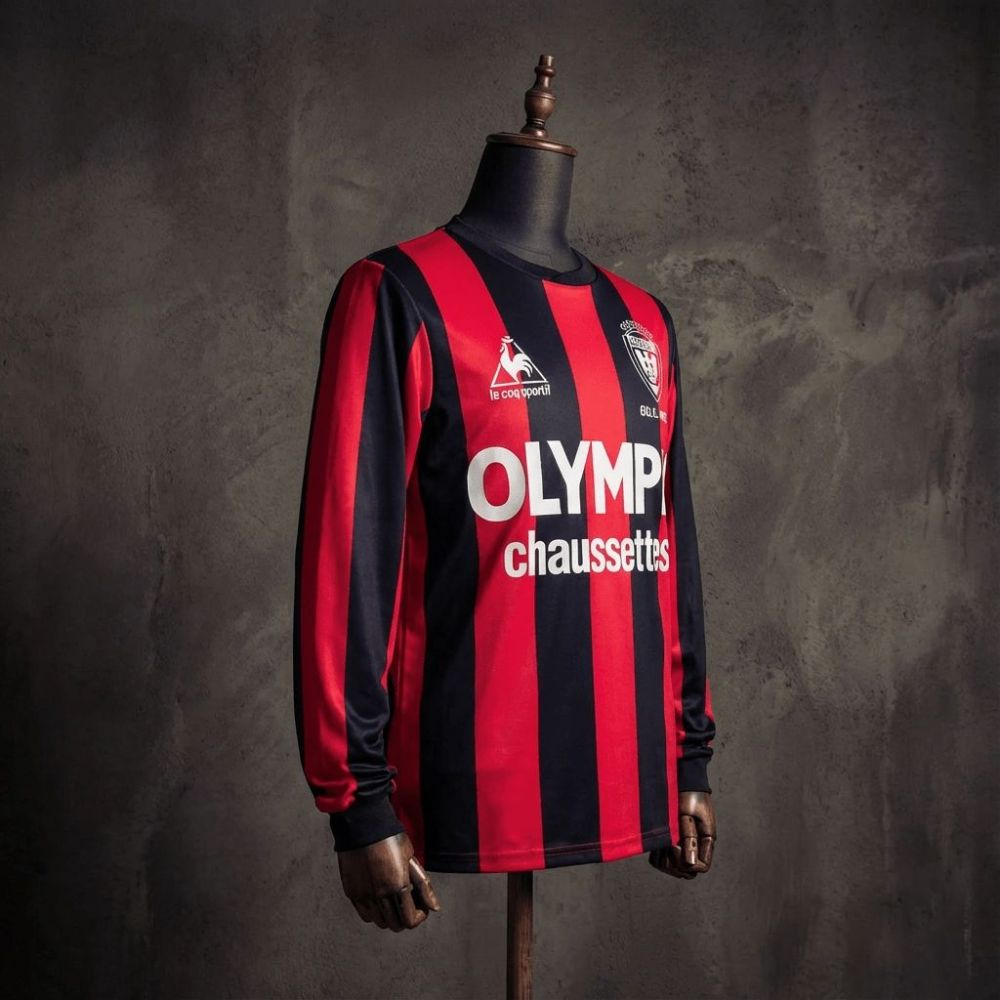 Retro OGC Nice 1977/78 Home jersey Fan Version