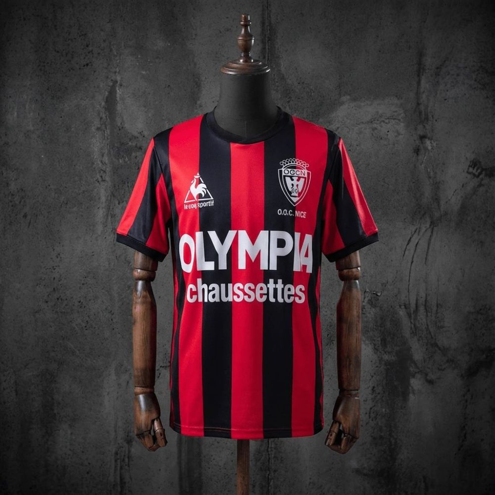 Retro OGC Nice 1977/78 Home jersey Fan Version