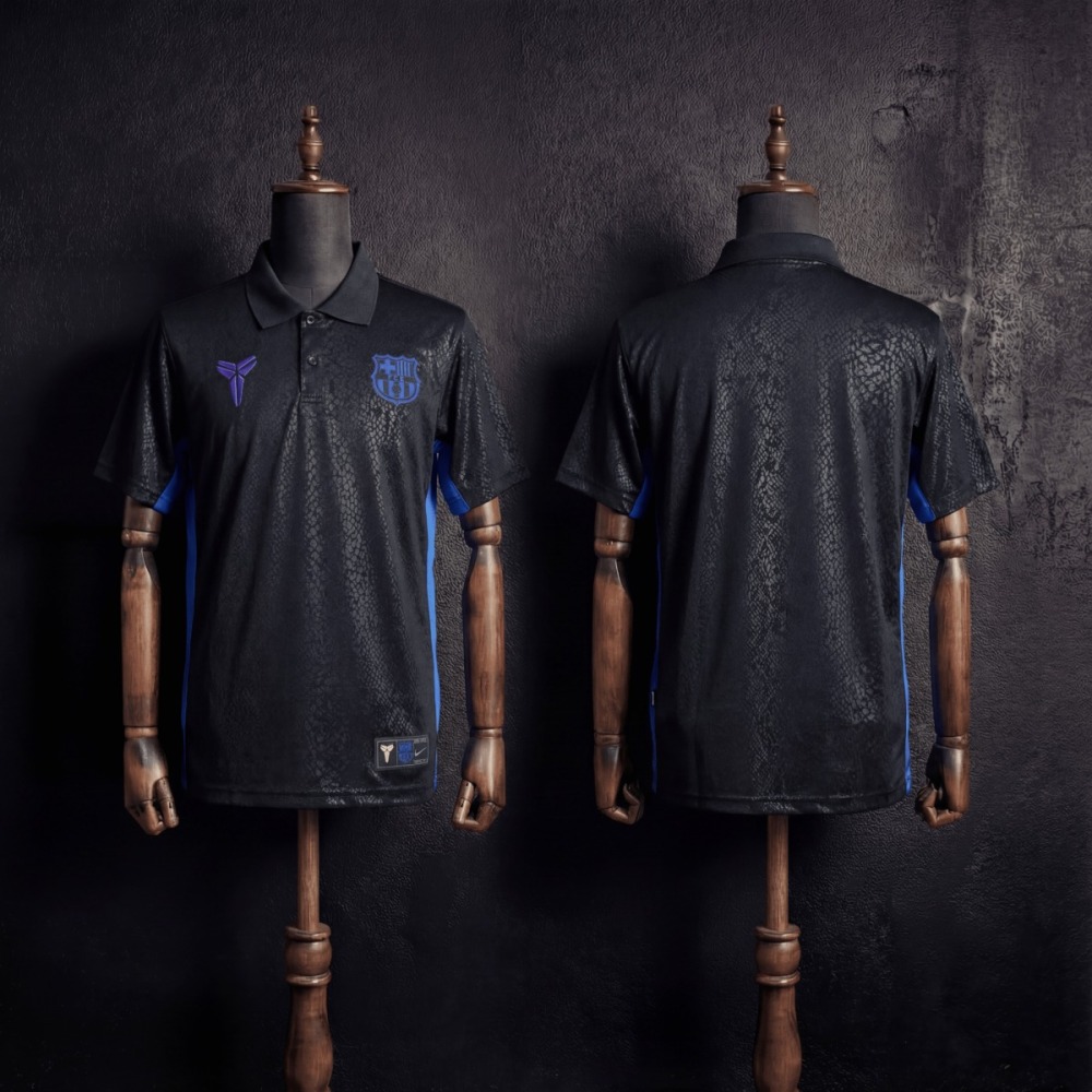 2025/26 Barcelona Training Black Polo Fan version