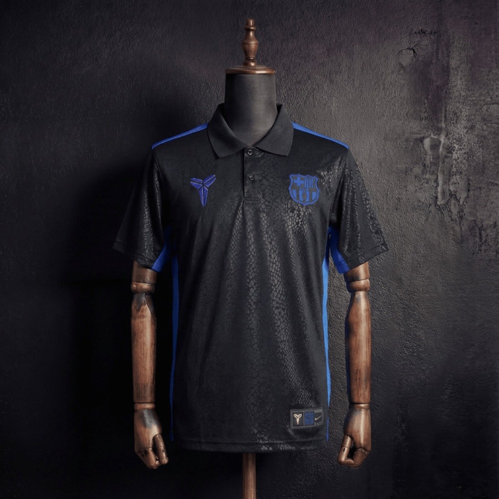 2025/26 Barcelona Training Black Polo Fan version
