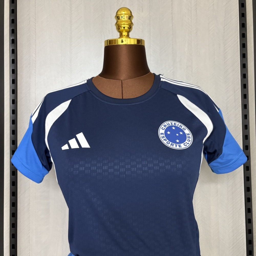 Women's 2026/27 Cruzeiro Training Navy Blue Jersey