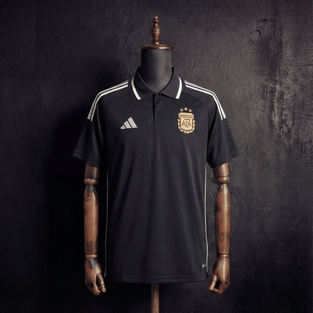 2026 Argentina Training Black jersey Fan version