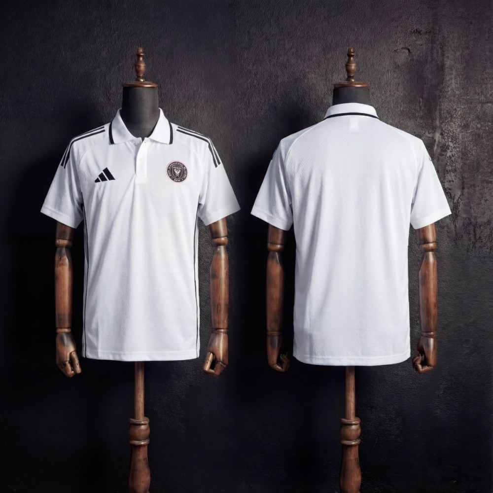 2025/26 Inter Miami Training White Polo Fan version