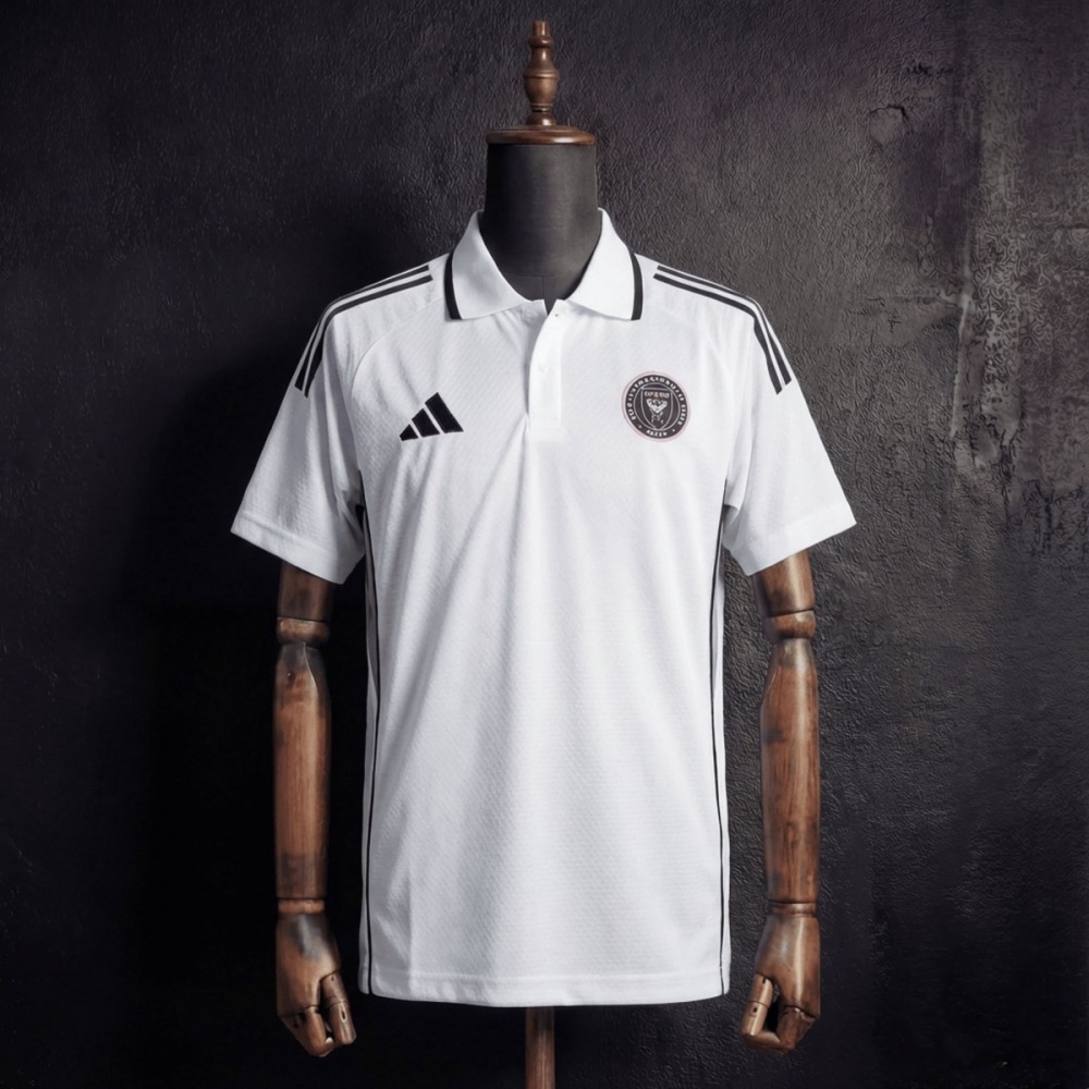 2025/26 Inter Miami Training White Polo Fan version
