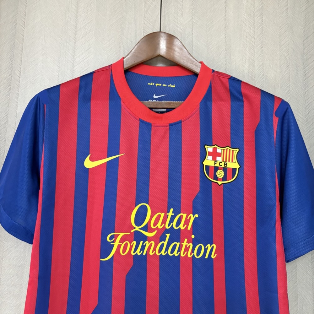 Retro Barcelona 11/12  home jersey Fan Version
