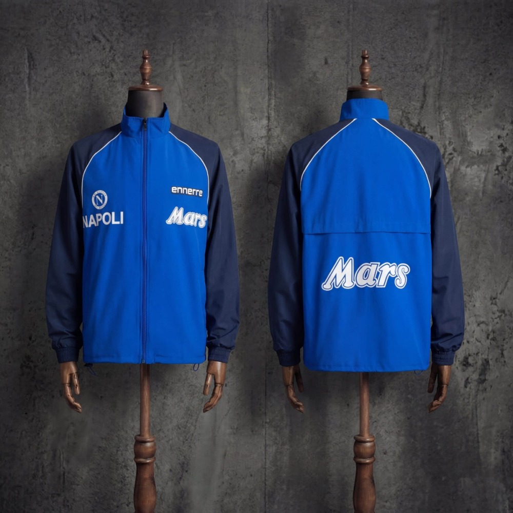 1989 Vintage Style Napoli Jacket Windbreaker Sport Unifom