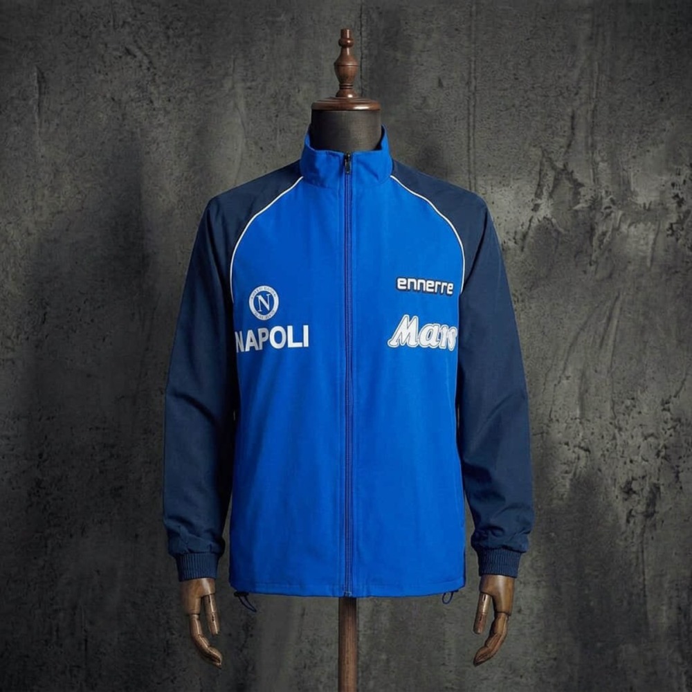 1989 Vintage Style Napoli Jacket Windbreaker Sport Unifom