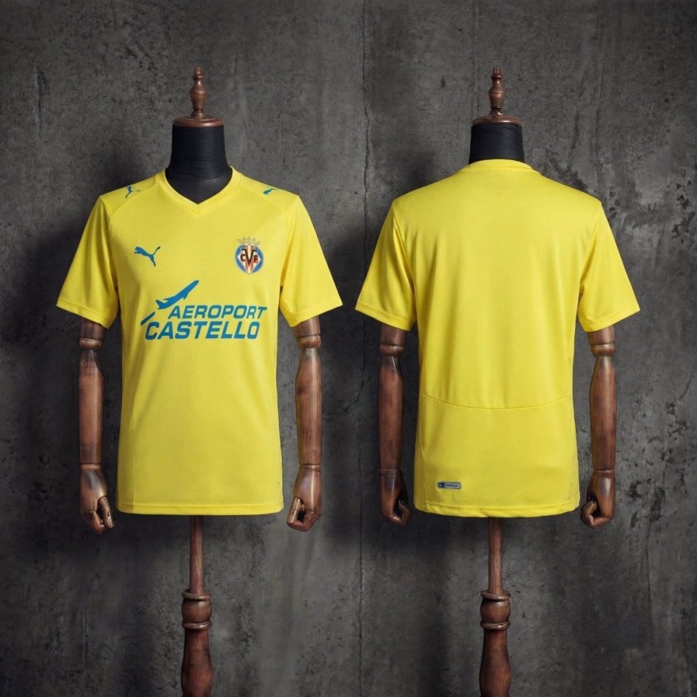 Retro Villarreal 2008/09 Home jersey Fan Version