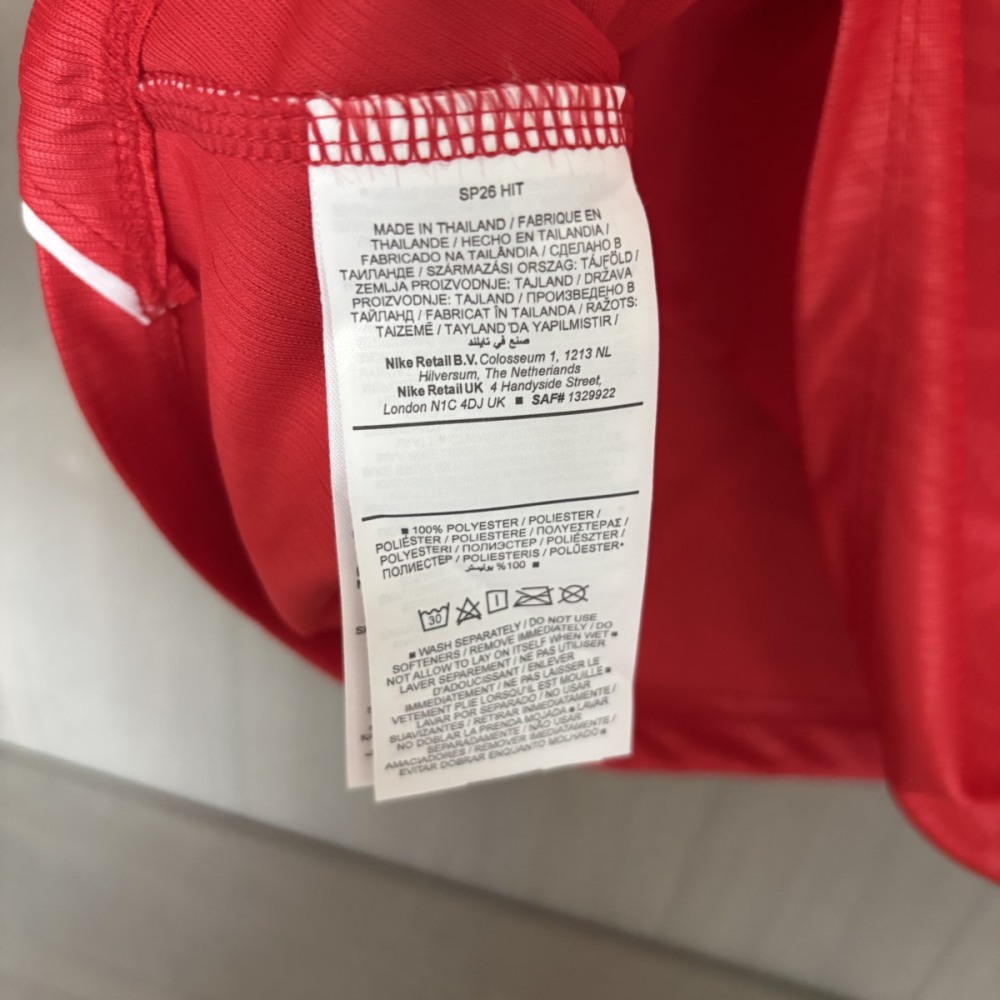 England 2026 World Cup Away Jersey Fan Version