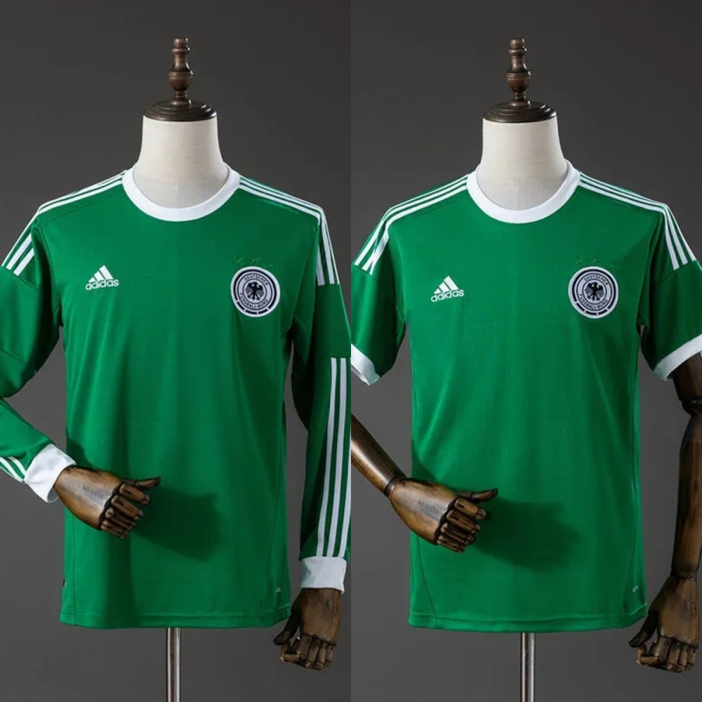 Retro Germany 2012/13 Green Jersey Fan Version