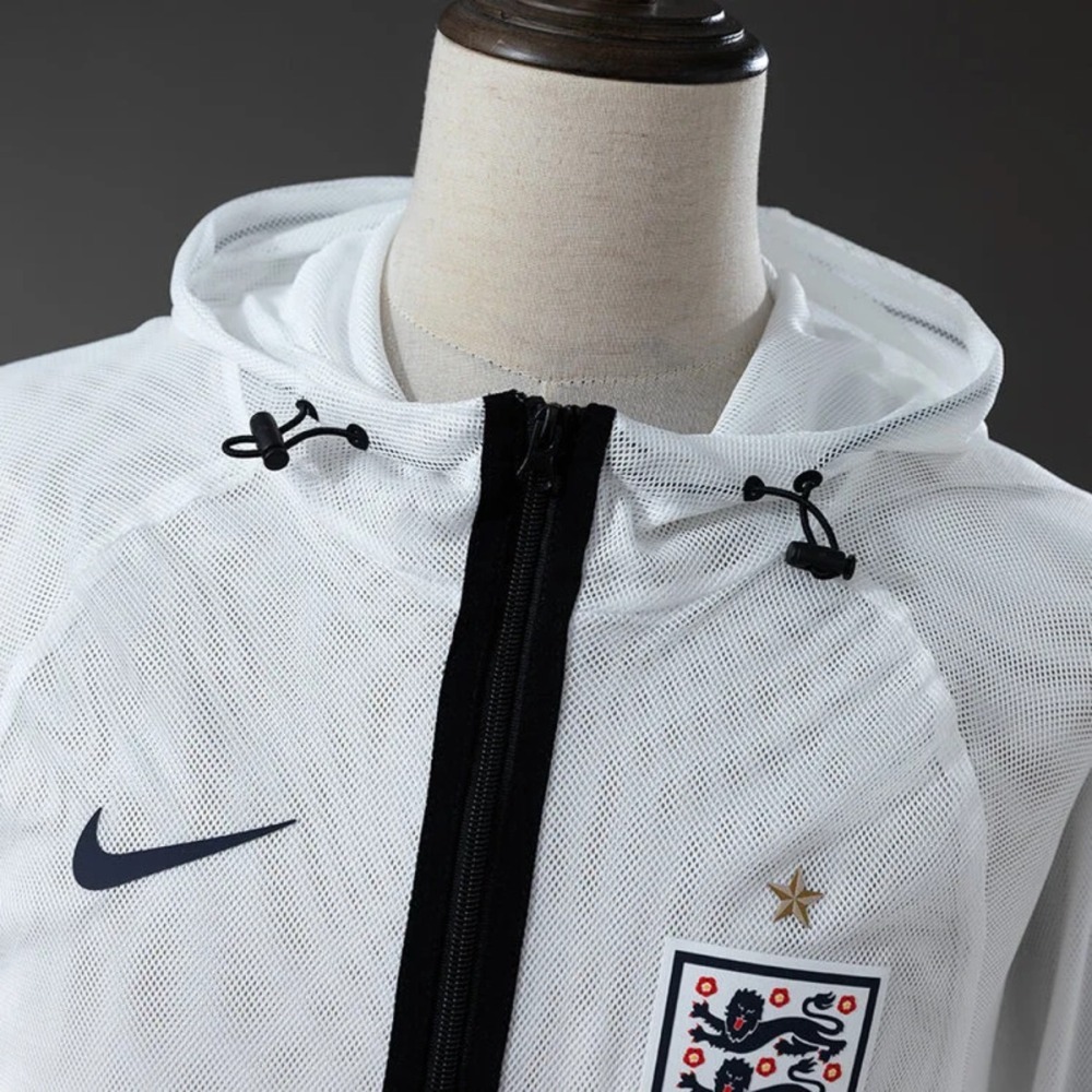 2026 England White  Windbreaker