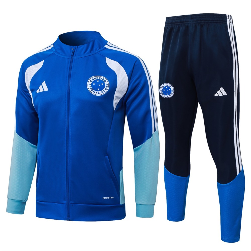 2026 Cruzeiro Blue Jacket Training Suit Set