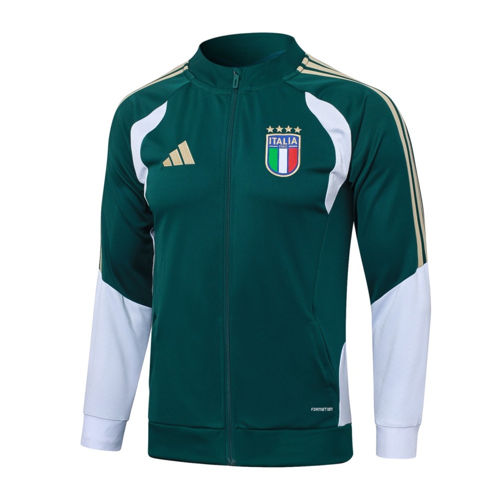2026 Italy Blackish green Jacket Training Suit Set