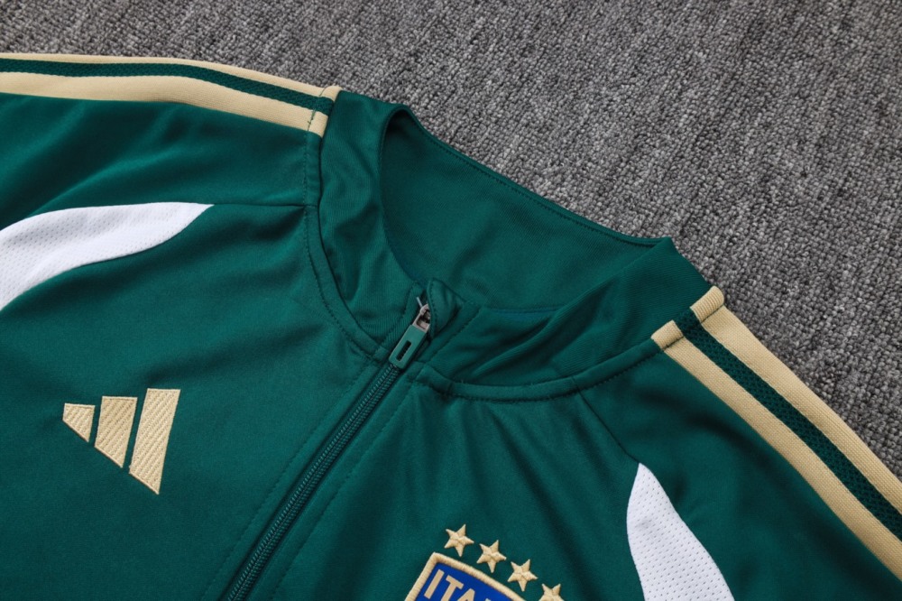 2026 Italy Blackish green Jacket Training Suit Set
