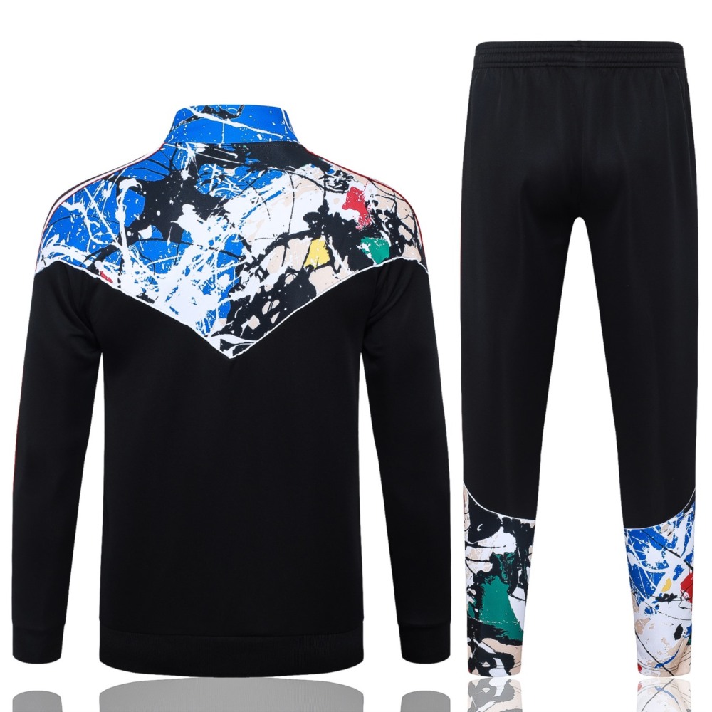 2026 Manchester United Black Jacket Training Suit Set
