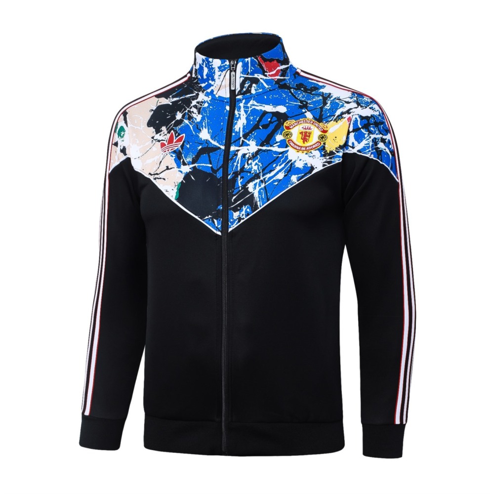 2026 Manchester United Black Jacket Training Suit Set