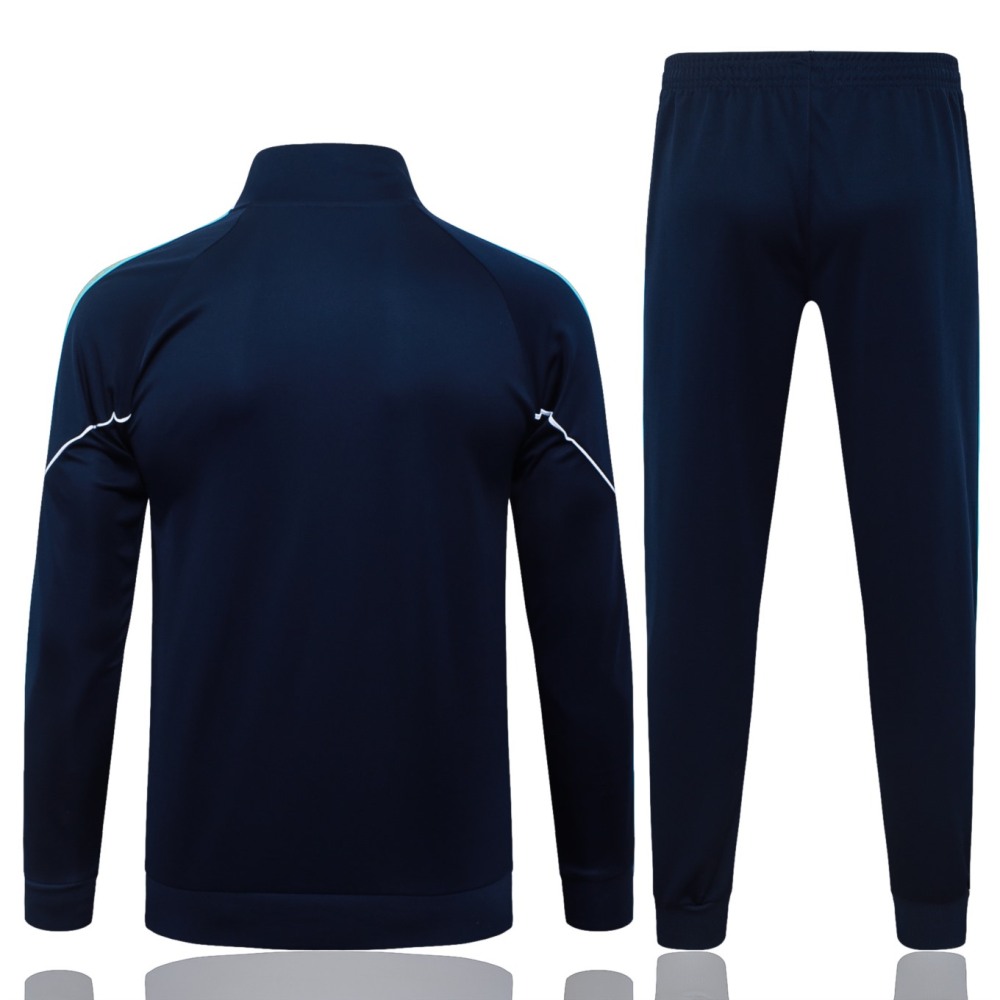 2026 Marseilles Cyan Jacket Training Suit Set