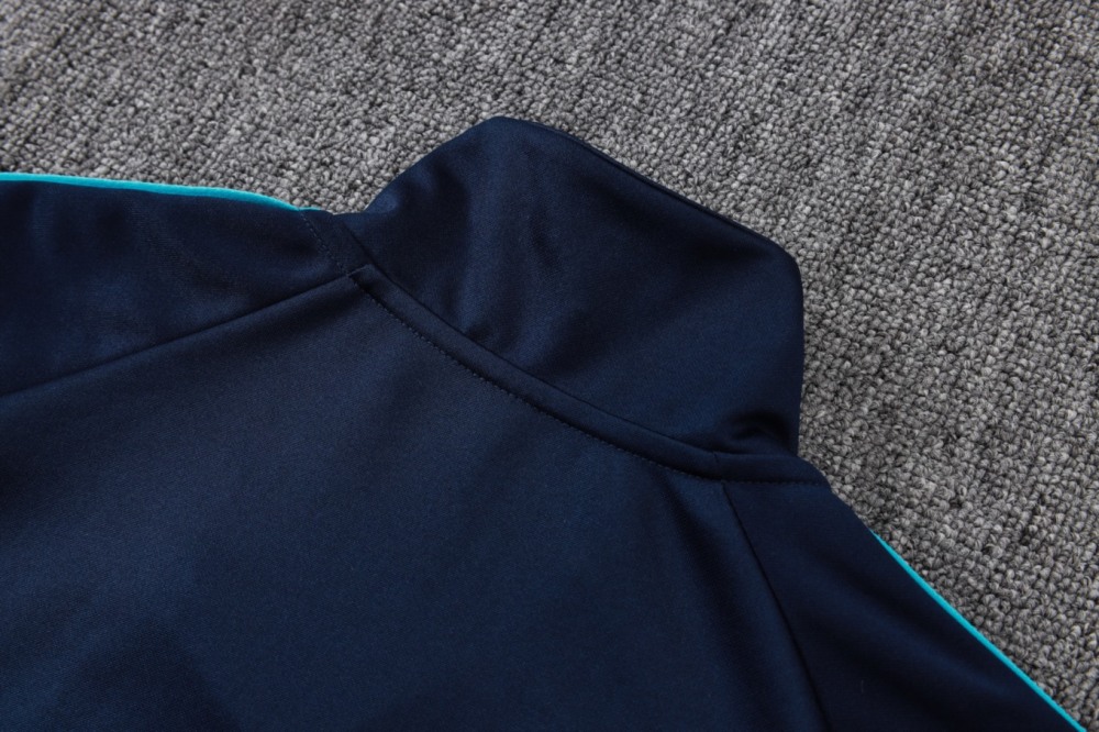 2026 Marseilles Cyan Jacket Training Suit Set