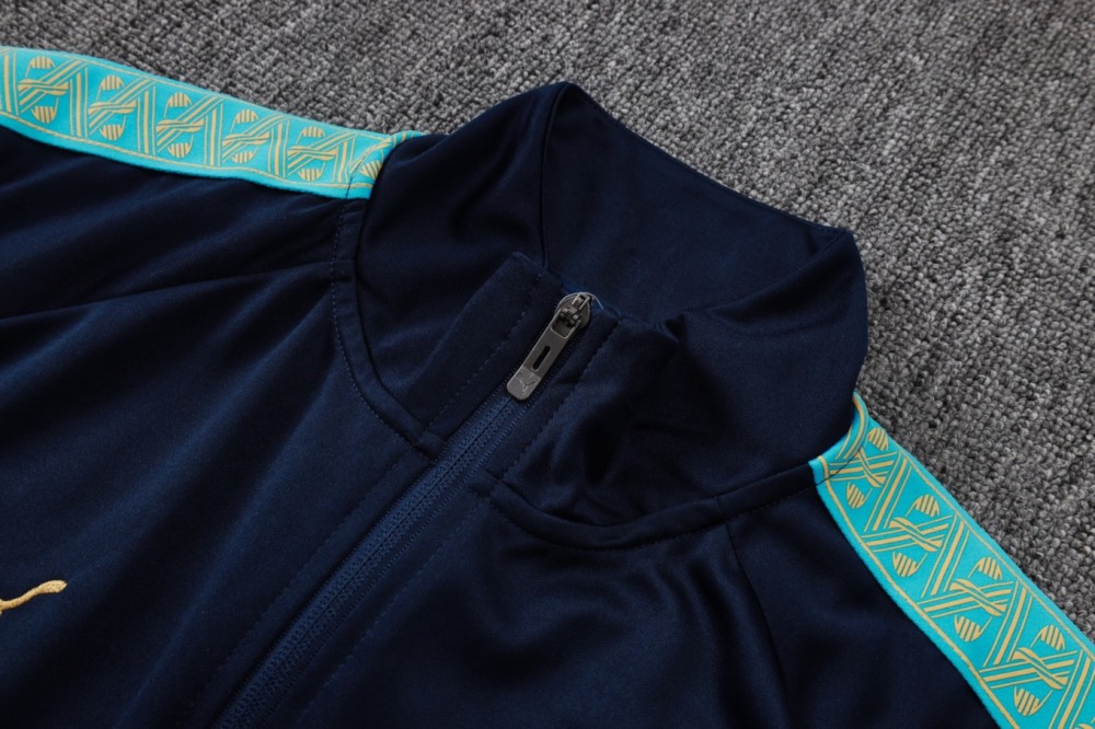 2026 Marseilles Cyan Jacket Training Suit Set