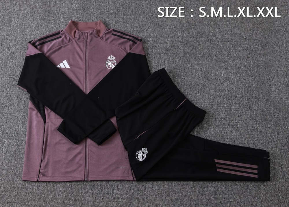 2026 Real Madrid Dusty purpie Jacket Training Suit Set