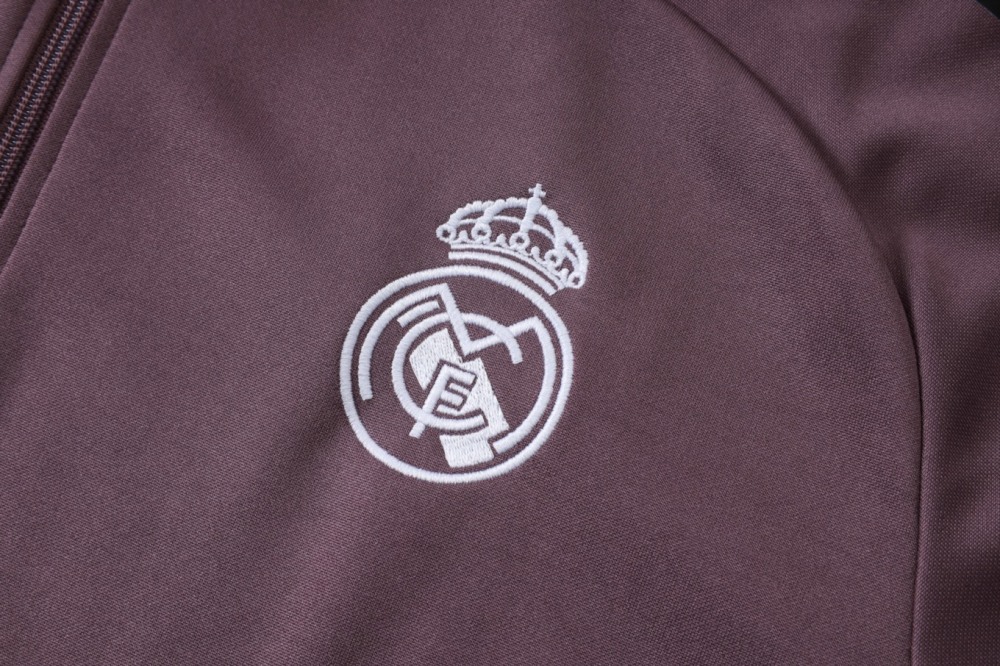 2026 Real Madrid Dusty purpie Jacket Training Suit Set