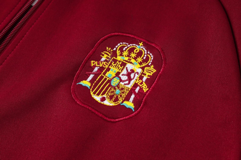 2026 Spain Red Jacket Training Suit Set