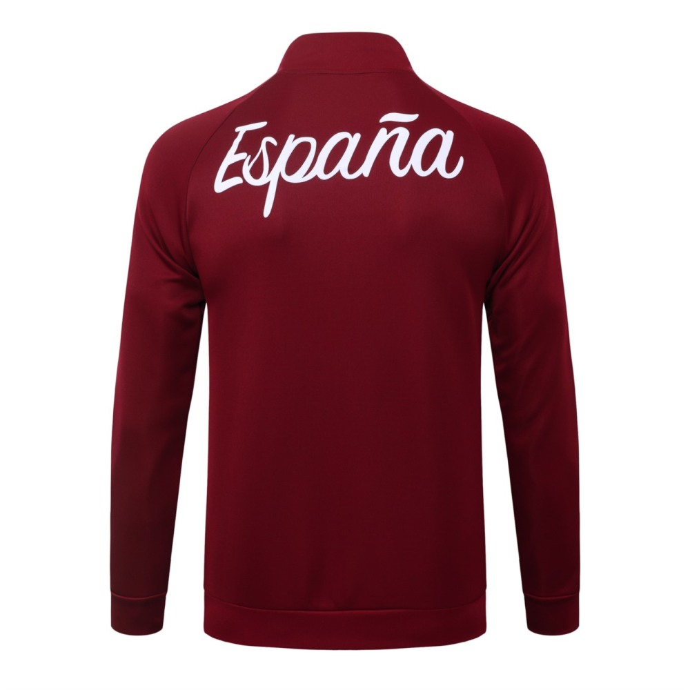 2026 Spain Red Jacket Training Suit Set