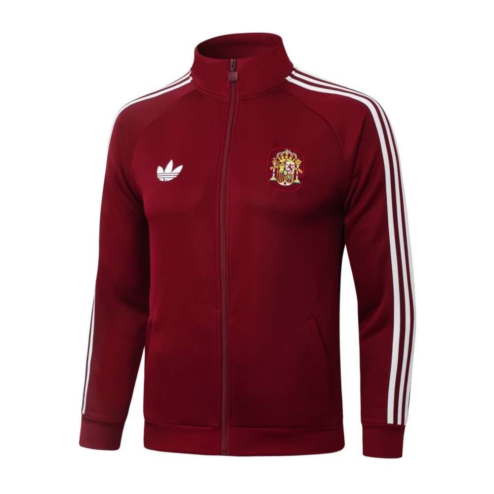 2026 Spain Red Jacket Training Suit Set