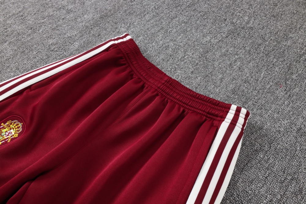 2026 Spain Red Jacket Training Suit Set