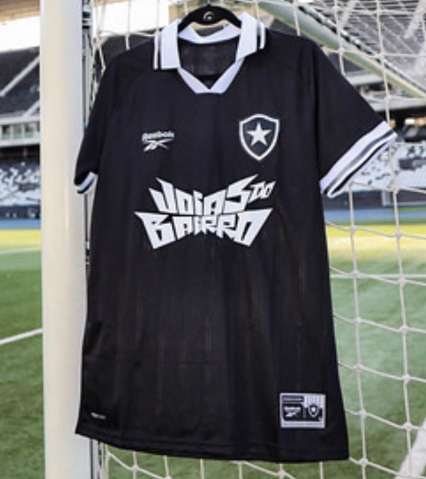 Botafogo 2025/26 Away Black Jersey Fan Version