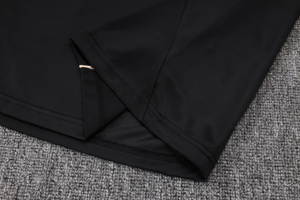 202526 Arsenal Black Long-sleeved half-pull training kit Football team kit