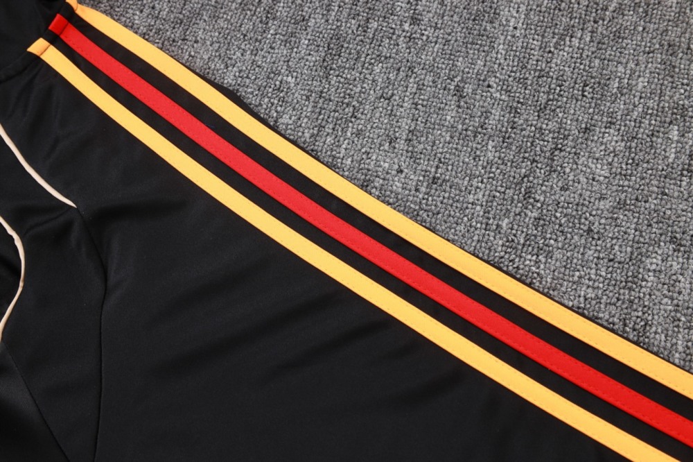 202526 Arsenal Black Long-sleeved half-pull training kit Football team kit