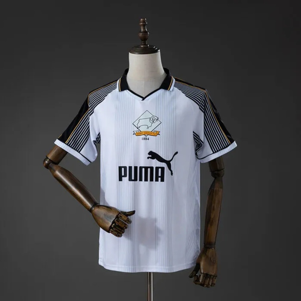 Retro Derby Country 1995/96 Home Jersey Fan version