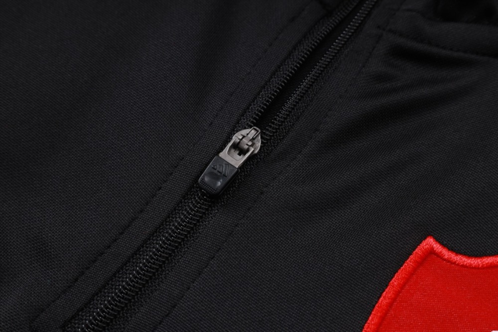 202526 Liverpool Black Long-sleeved half-pull training kit Football team kit