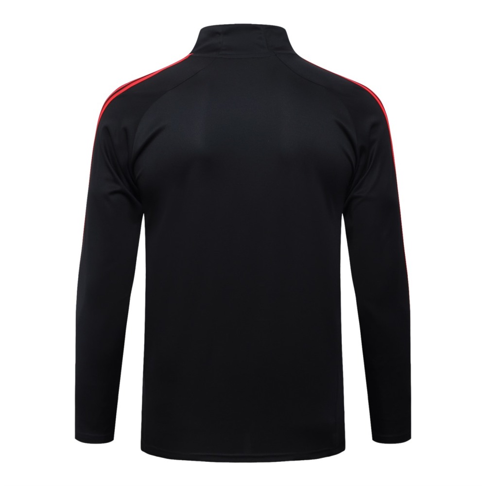 202526 Liverpool Black Long-sleeved half-pull training kit Football team kit
