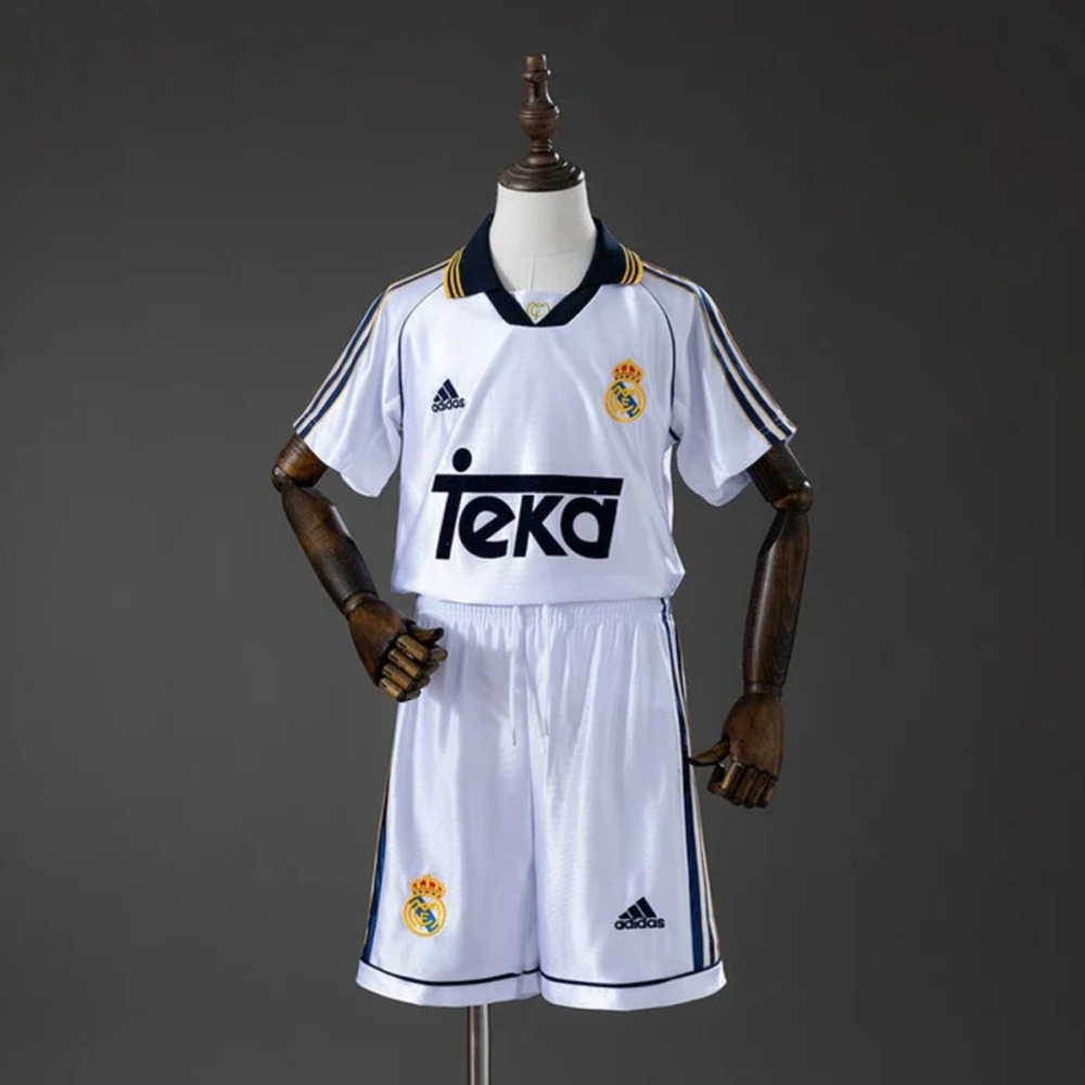 Retro Real Madrid 1998/2000 Home Kid Kits