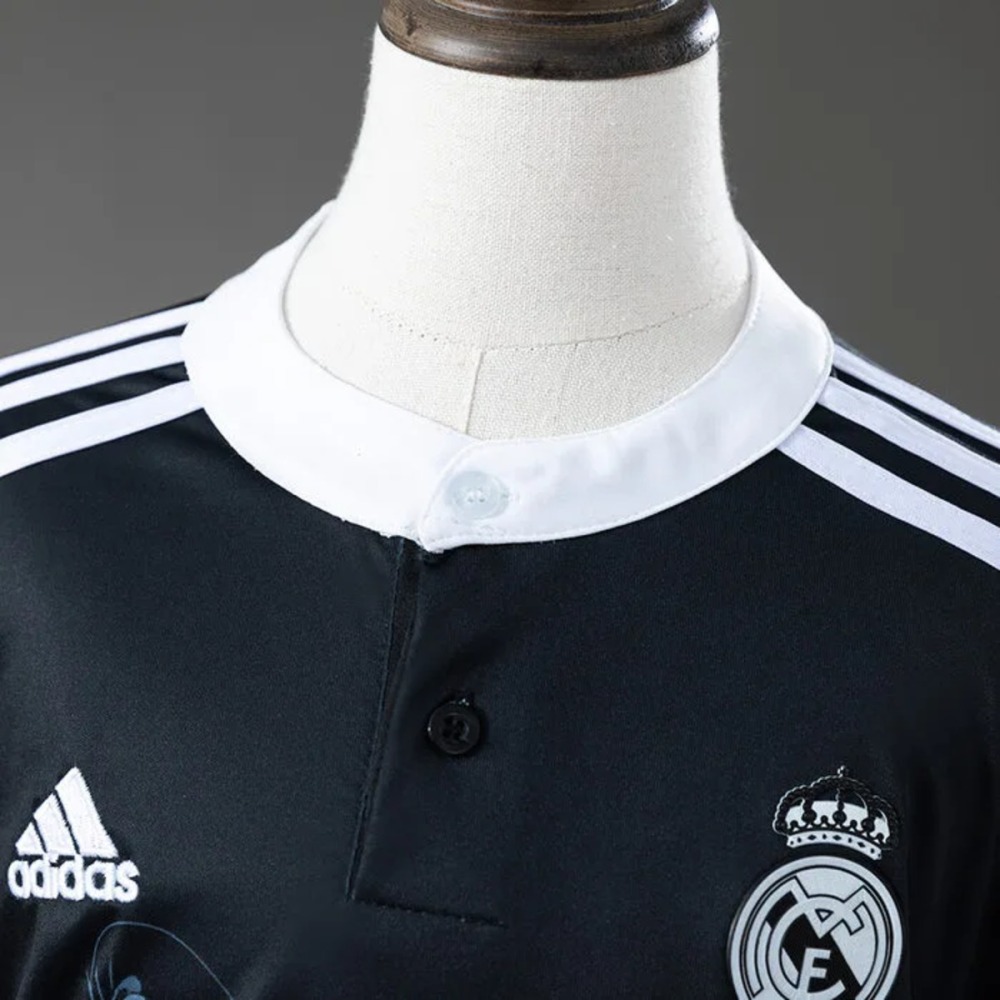 Retro Real Madrid 2014/15 Second Away Kid Kits Long Sleeve