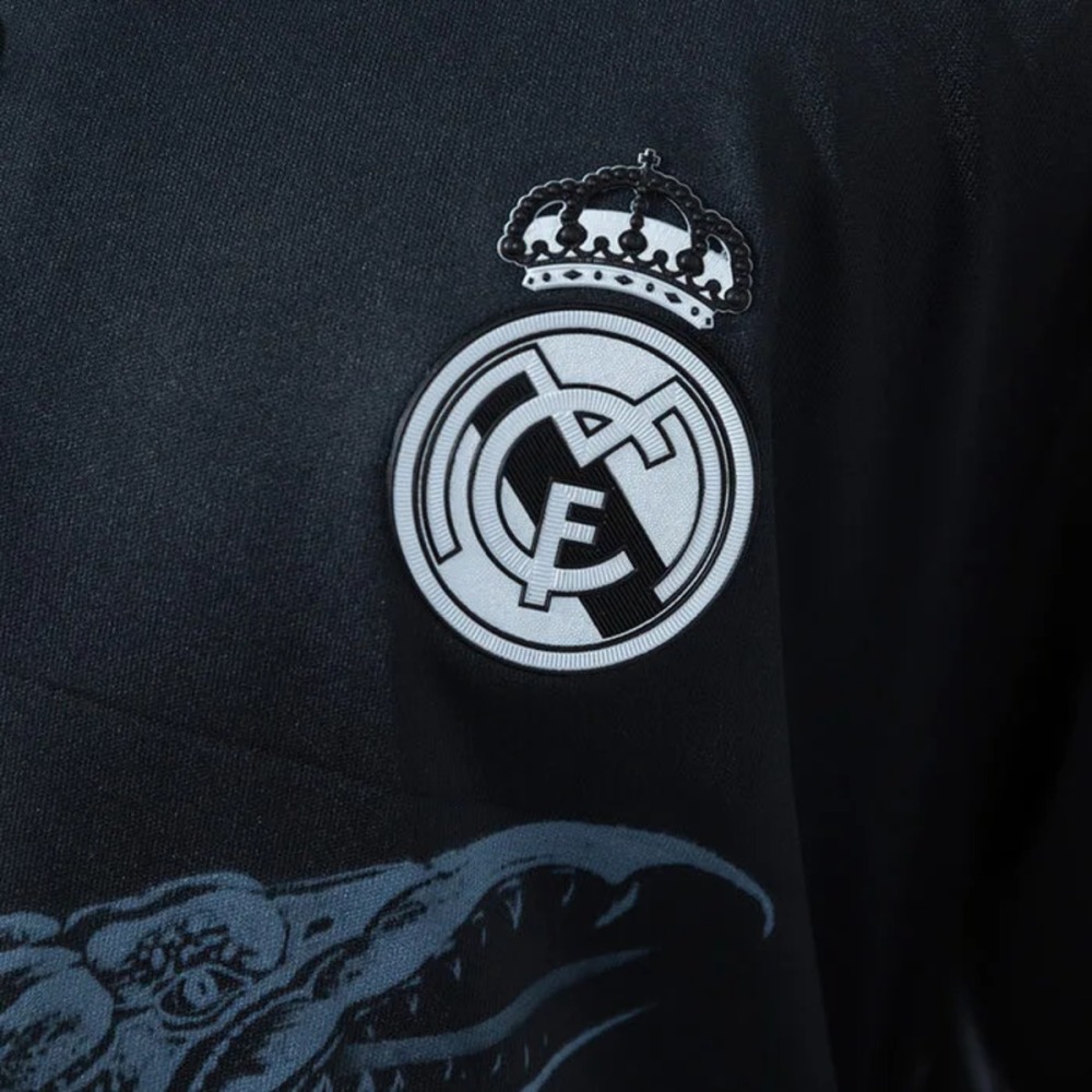 Retro Real Madrid 2014/15 Second Away Kid Kits Long Sleeve