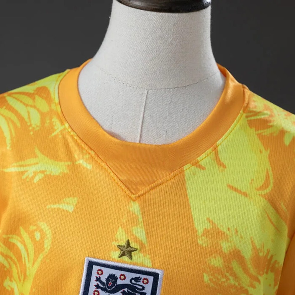 England 2026 World Cup Goalkeeper Yellow Kid Kits