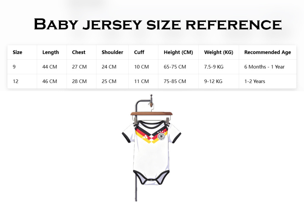 Colombia 2026 World Cup Home Baby Jersey