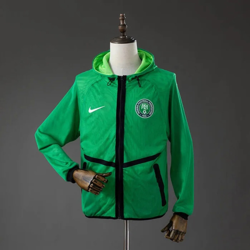 2026 Nigeria Green Windbreaker