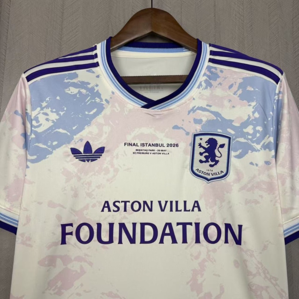 2026 Aston Villa Europa League Finals Jersey Fan version