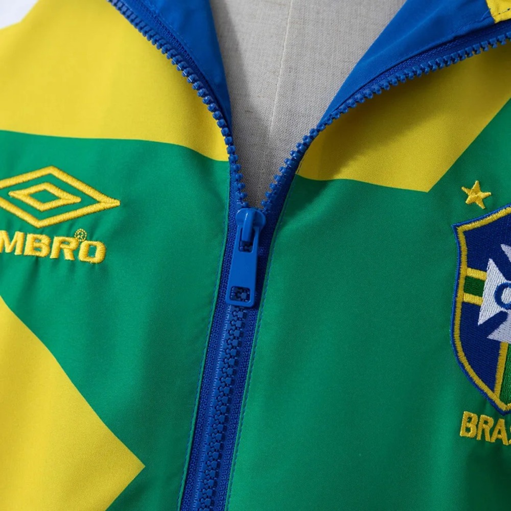 2026 Windbreaker Brazil Vintage Style Sport Unifom