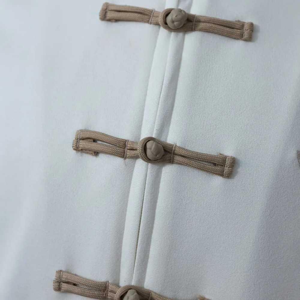 2026 White CNY Tang Jacket