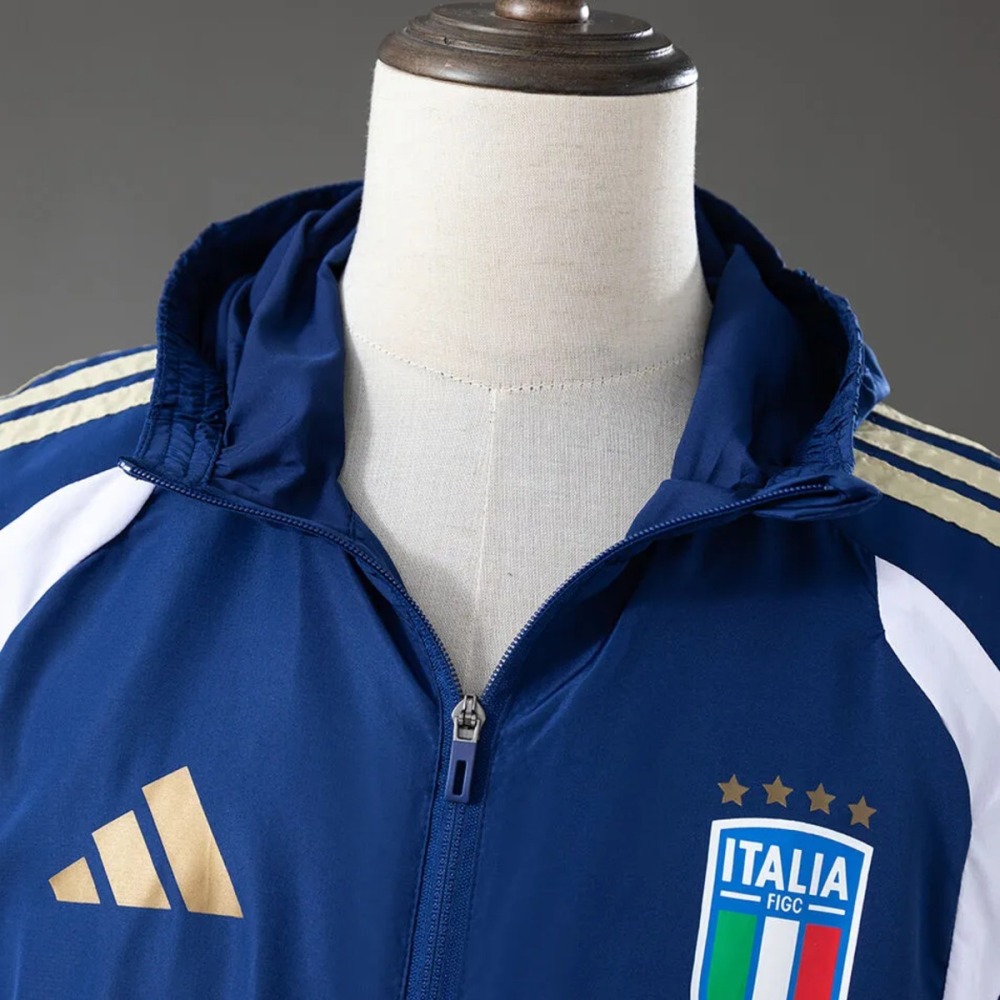 2026 Italy Royal Blue Jacket Windbreaker