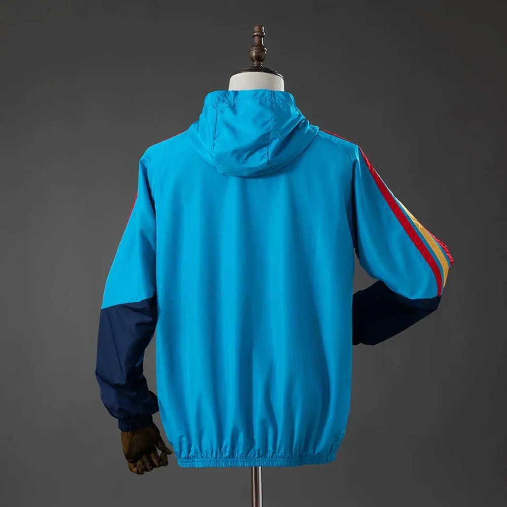2026 Spain Blue Windbreaker