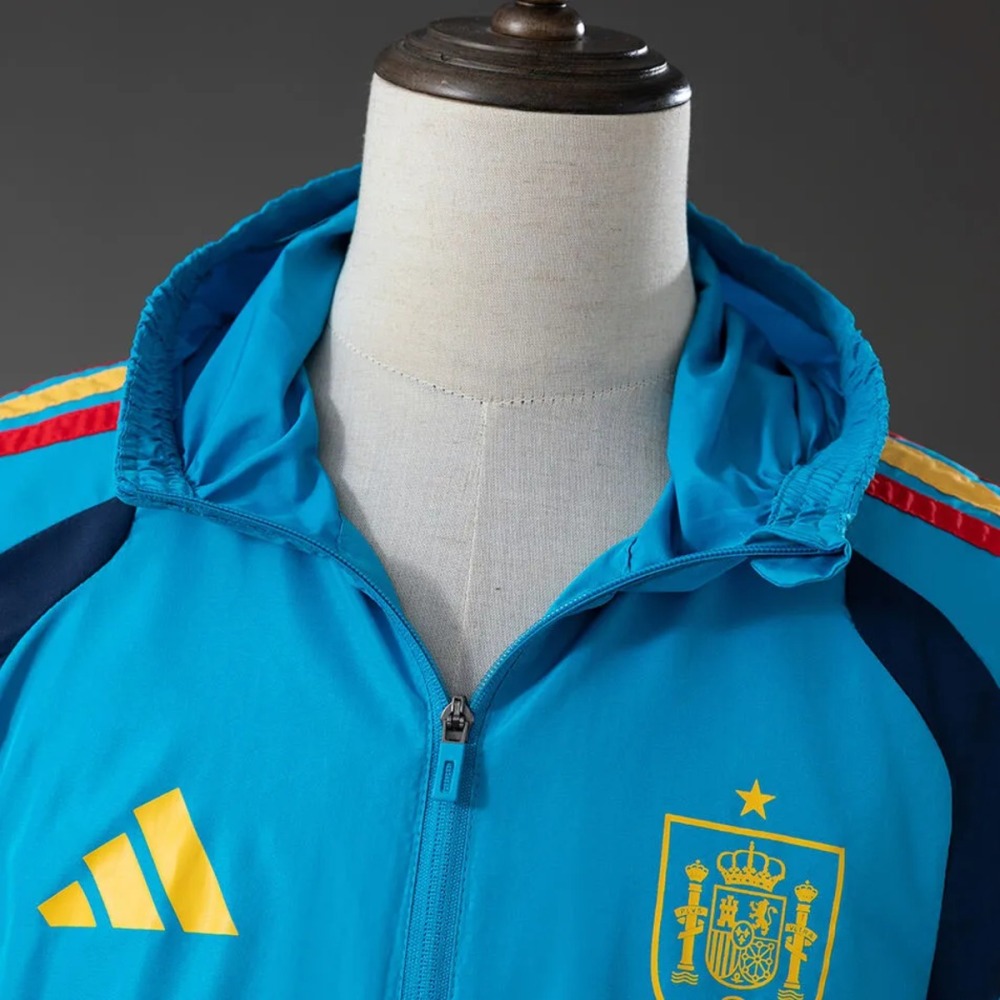 2026 Spain Blue Windbreaker