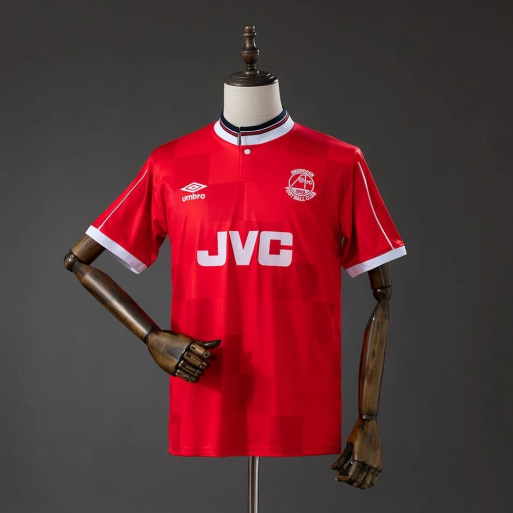 Retro Aberdeen 1987/90 Home Jersey Fan Version