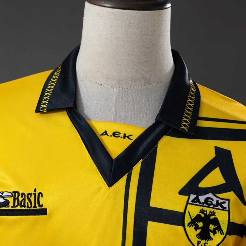 Retro AEK Athens 1993/94 Home Jersey Fan Version