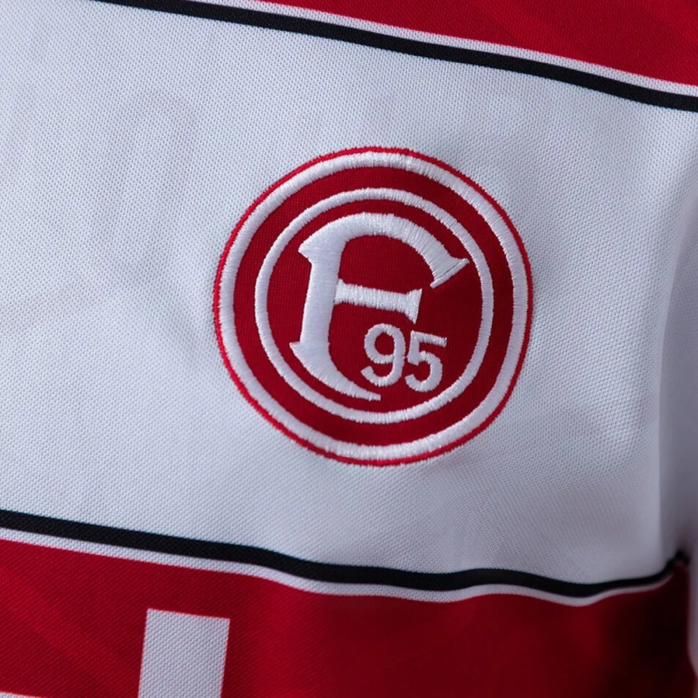 Retro Fortuna Düsseldorf 1996 Home Jersey Fan Version